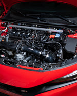 PRL Throwback front strut bar installed on a red Civic Type R FL5 - PRL Motorsports Thumbnail