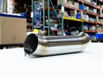 PRL FL5 titanium turbo inlet pipe - close-up of the pipe end - PRL Motorsports Thumbnail