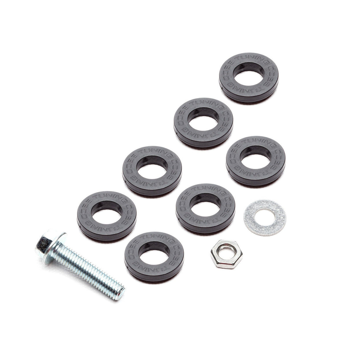 COBB shifter cable bracket bushings – Ford Focus ST and RS – bushings with bolt, washer and nut