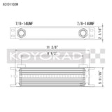 Koyorad 10 Row Oil Cooler - Universal - 286x76x51mm (11.25x3x2in) -10AN ORB