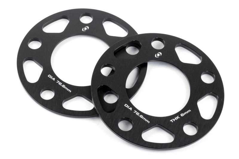 Dinan Wheel Spacers - 5x120 - 72.6mm CB - 6mm Thick (Set of 2) - Dinan