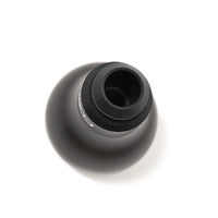 COBB WRX shift knob – black knob with black base, underside view