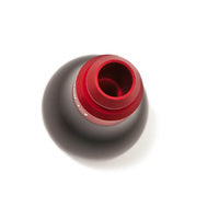 COBB WRX shift knob – black knob with red base, underside view