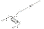 Borla Cat-Back Exhaust - Jeep Wrangler Unlimited (JK) - 2.5in Split Rear Exit - Image 3 - Borla Thumbnail