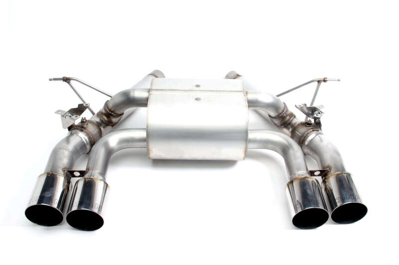 Dinan Free Flow Axleback Exhaust System - BMW M3/M4 (F80/F82/F83) - Polished Tips - Dinan