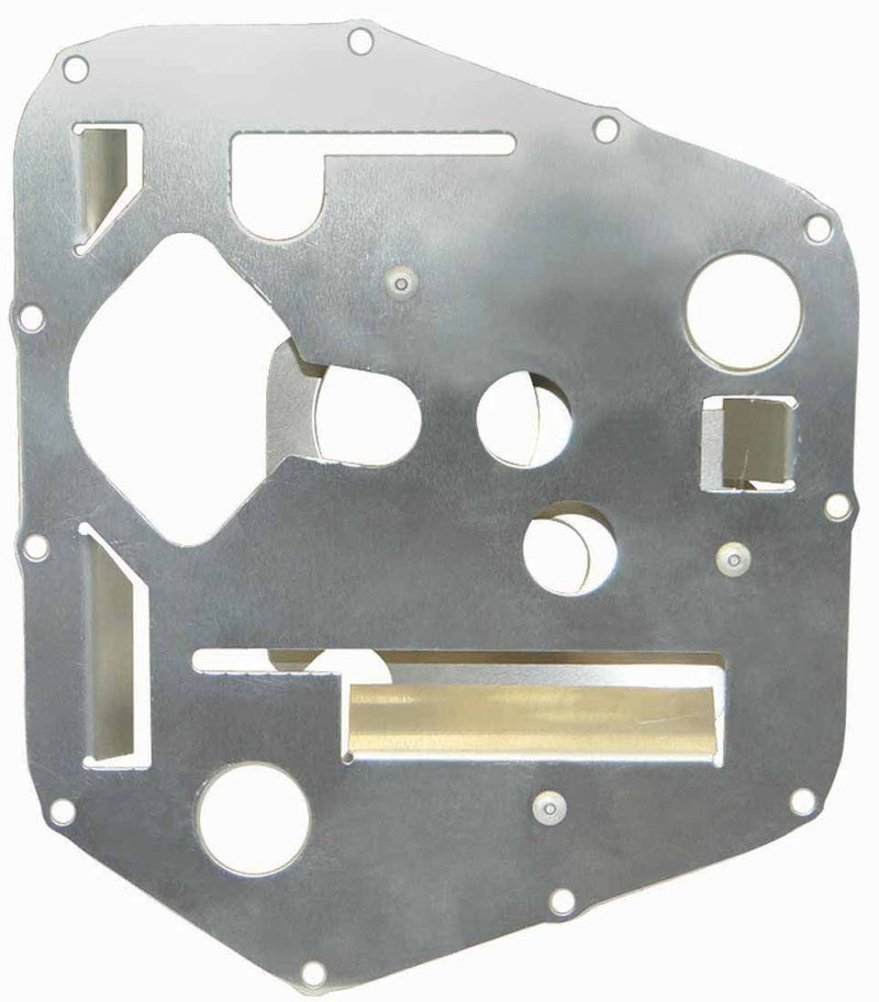 Moroso 23045 aluminium oil pan baffle for the FA20 Toyota 86 / Subaru BRZ, top view - Moroso
