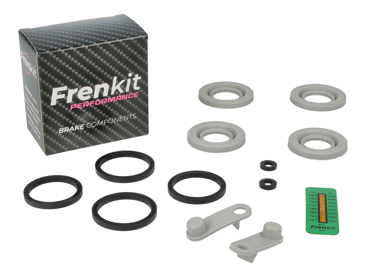 Frenkit Front Brake Caliper Seal Rebuild Kit - Mazda RX-7 (FC) - Sumitomo 4-Pot 36mm