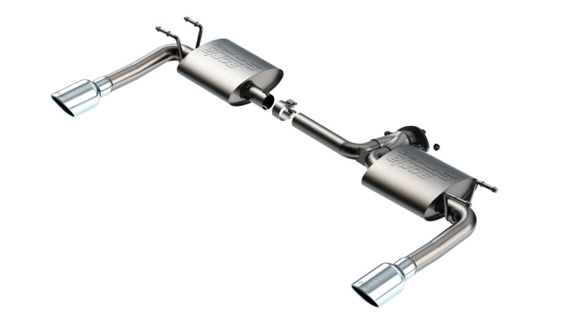 Borla Axle-Back Exhaust - Mazda3 Sedan (BP) - S-Type 2.25in into Dual 2in - Borla