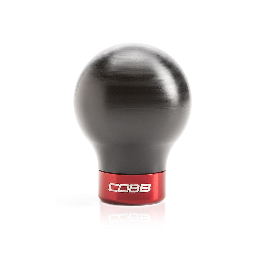 COBB shift knob – Evo X / Ralliart – black knob with red base
