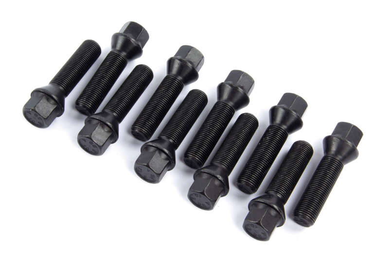 Dinan Lug Bolts - Cone Seat - M14x1.25 - 27mm - Black (Set of 10) - Dinan