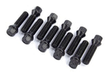 Dinan Lug Bolts - Cone Seat - M14x1.25 - 40mm - Black (Set of 10)