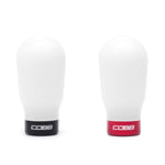 COBB tall weighted shift knob – white knob with black and red trim rings - Cobb Tuning Thumbnail