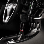 COBB tall weighted shift knob – Mazda3 MPS – black knob with red ring installed - Cobb Tuning Thumbnail