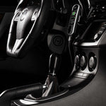 COBB tall weighted shift knob – Mazda3 MPS – black knob with black ring installed - Cobb Tuning Thumbnail
