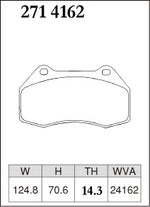 DIXCEL Front Brake Pads - Mazda MX-5 (ND) / Fiat 124 Spider (348) - Brembo 4-Pot - Dixcel Brakes Thumbnail