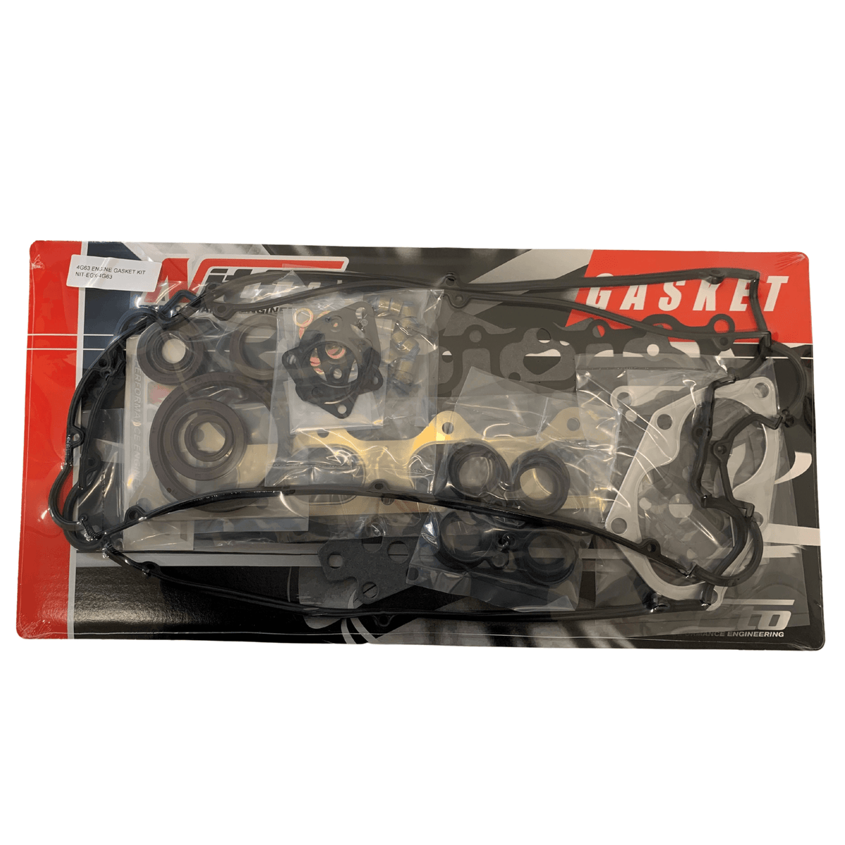 Nitto 4G63 engine gasket kit laid out