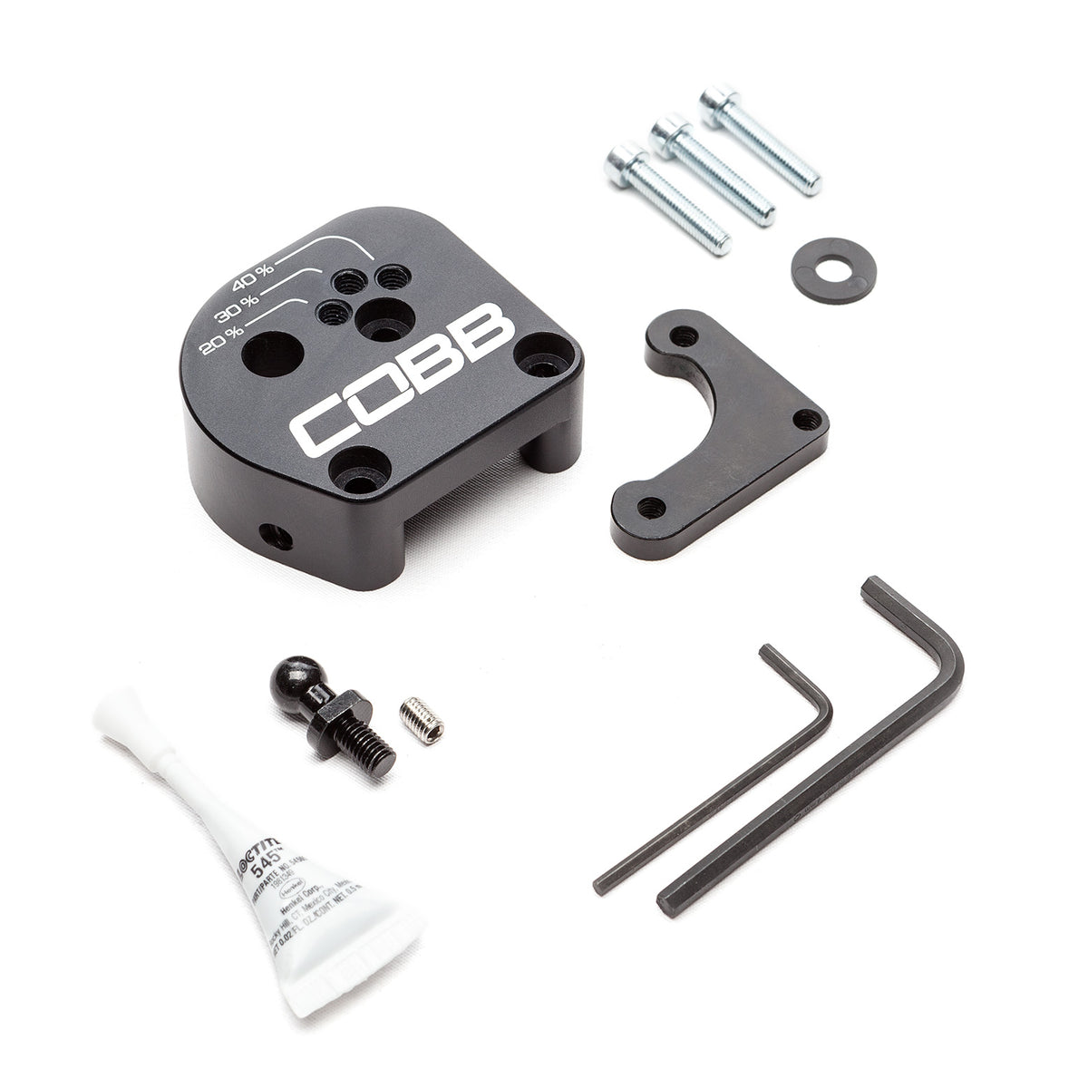 COBB adjustable shift plate – Ford Focus ST/RS – current kit with hardware, hex keys and grease