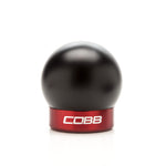 COBB shift knob – Ford Mustang – black knob with Race Red base - Cobb Tuning Thumbnail