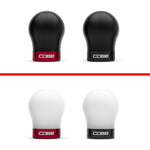 COBB weighted shift knob – black and white knobs with red and black trim rings - Cobb Tuning Thumbnail