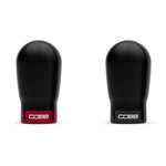 COBB tall weighted shift knob – black knob with red and black trim rings - Cobb Tuning Thumbnail