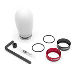 COBB tall weighted shift knob – white knob kit with trim rings, O-rings and hex key - Cobb Tuning Thumbnail