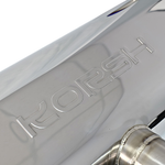 KORSH logo pressed into the stainless muffler case – close-up - KORSH Thumbnail