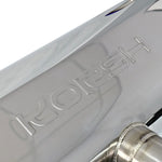 KORSH logo pressed into the stainless muffler case – close-up - KORSH Thumbnail