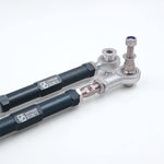 Suspension Secrets rear toe arms, close-up of the rod ends, adjusters and lock nuts - Suspension Secrets Thumbnail