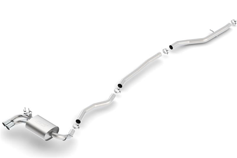 Borla Cat-Back Exhaust - BMW 328i Sedan (F30) - Dual Left Rear Exit - Image 2