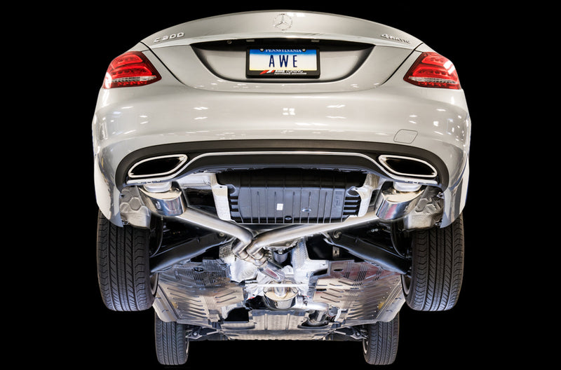 AWE Exhaust - Mercedes-Benz C300/C200 (W205) - AWE Exhausts