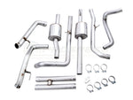 AWE Tuning 0FG Cat Back Exhaust with Dual Bashguard - Chevrolet Silverado ZR2 / GMC Sierra AT4X (T1XX) - Dual 76mm T304L Stainless - Image 2 - AWE Tuning Thumbnail