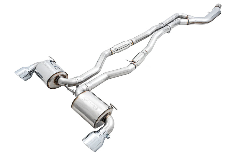 AWE Resonated Touring Edition Exhaust – A90 Supra (5" Tips) - Chicane Australia - AWE Exhausts