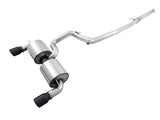 AWE Tuning Touring Edition Cat-Back Exhaust – Resonated, Diamond Black Tips – Ford Focus RS