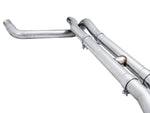 AWE 0FG cat-back exhaust – Silverado ZR2 – H-pipe crossover section close-up (product illustration) - AWE Exhausts Thumbnail