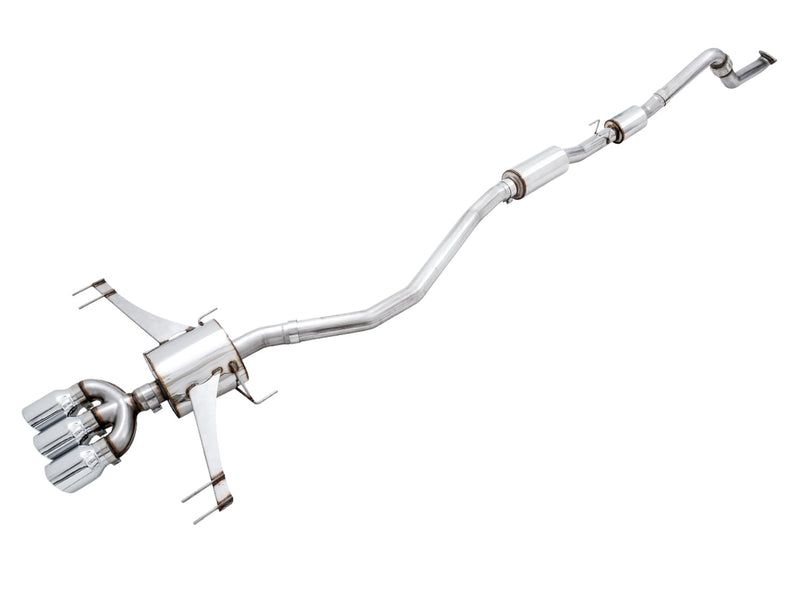 AWE Tuning Touring Edition Cat-Back Exhaust with Front Pipe & DualPhase Mid Pipe - Honda Civic Type R (FK8) - Variant - AWE Exhausts