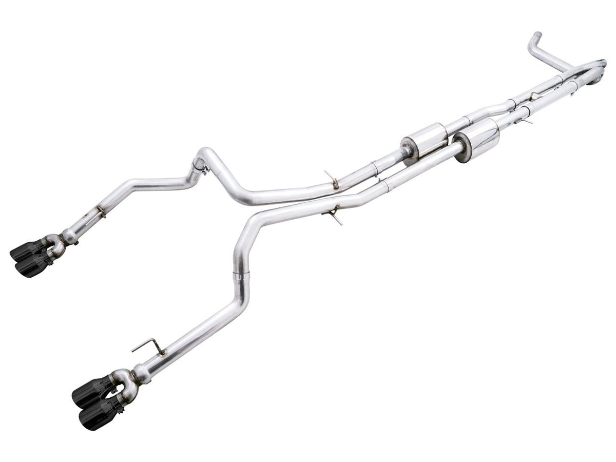 AWE 0FG cat-back exhaust – Silverado ZR2 – full system with quad diamond black tips