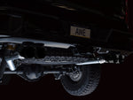 AWE 0FG cat-back exhaust – Chevrolet Silverado ZR2 – low rear view of the quad diamond black tips - AWE Exhausts Thumbnail