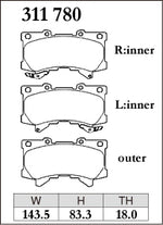DIXCEL Front Brake Pads – Toyota LandCruiser LC300 (2021+) / Prado 250 (2024+) - Dixcel Brakes Thumbnail