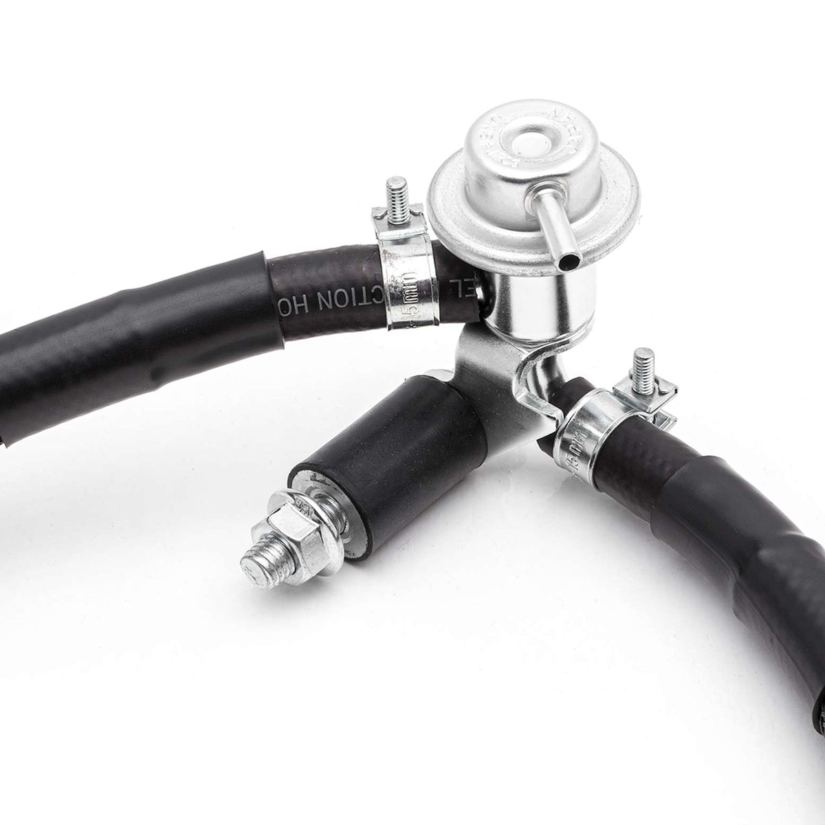 COBB fuel pressure regulator kit – Subaru WRX STI – regulator and quick-connect close-up