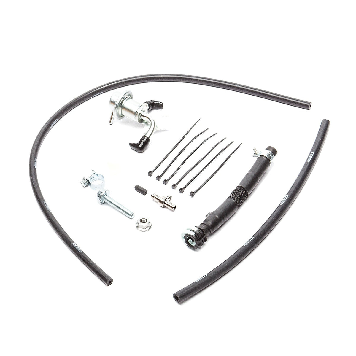 COBB fuel pressure regulator kit – Subaru WRX STI – fuel lines, regulator bracket, fittings and cable ties
