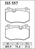 DIXCEL Rear Brake Pads - Lexus GS F (URL10R) / RC F (USC10R) Pad Shape - DIXCEL Thumbnail