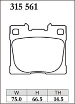 DIXCEL Rear Brake Pads – Toyota GR Yaris (GXPA16) / GR Corolla (GZEA14H) - Dixcel Brakes Thumbnail