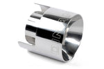 Dinan Double-Walled 4.5in Clamp-On Exhaust Tip - Polished - 4.5in Outlet / 3in Inlet - Dinan Thumbnail
