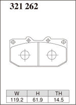 DIXCEL Front Brake Pads – Subaru WRX (GDA/GDB) / Nissan 200sx (S14/S15) / Nissan Skyline (R32/R33/R34) - Dixcel Brakes Thumbnail
