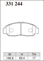 DIXCEL Front Brake Pads - Honda Accord (CL7/CL8) - Non-Euro R Pad Shape - DIXCEL Thumbnail