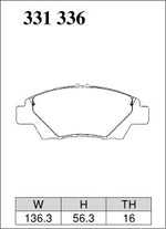 DIXCEL Front Brake Pads – Honda Jazz (GE/GK) CR-Z (ZF) - Dixcel Brakes Thumbnail