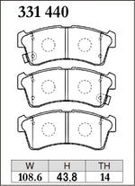 DIXCEL Front Brake Pads - Honda N-ONE e: (JG5) Pad Shape - Dixcel Brakes Thumbnail