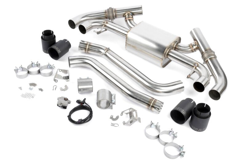 Dinan Valved Axleback Exhaust System - BMW M240i/M240i xDrive (G42) - Black Tips - Dinan