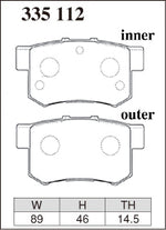 DIXCEL Rear Brake Pads – Honda Integra Type R (DC2) / Honda S2000 (AP1 / AP2) - Dixcel Brakes Thumbnail
