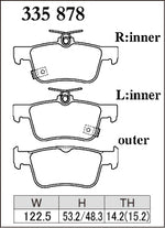 DIXCEL Rear Brake Pads - Honda Civic (FC/FK7/FL1) Pad Shape - DIXCEL Thumbnail